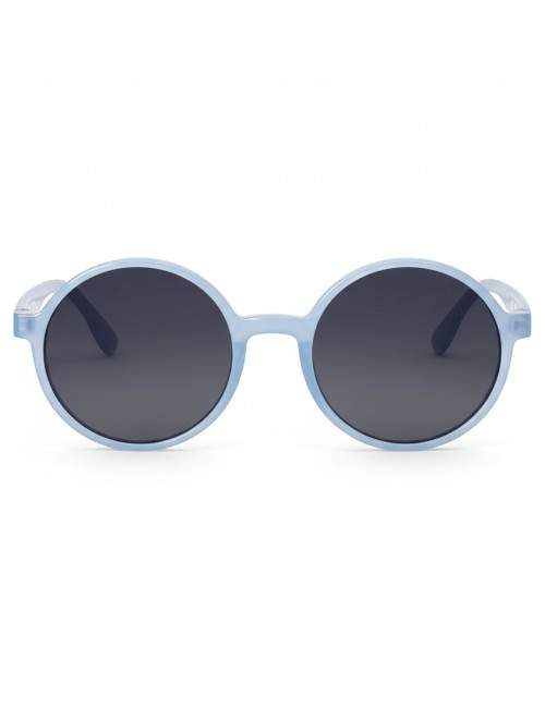 Lunettes de soleil enfant rondes bleu clair catégorie 3