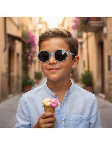 Lunettes rondes enfant protection solaire CE