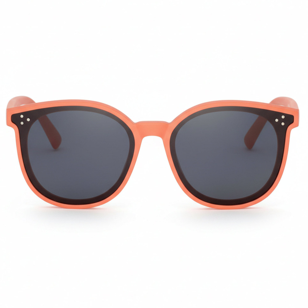 Lunettes de soleil enfant 9-12 ans orange corail catégorie 3