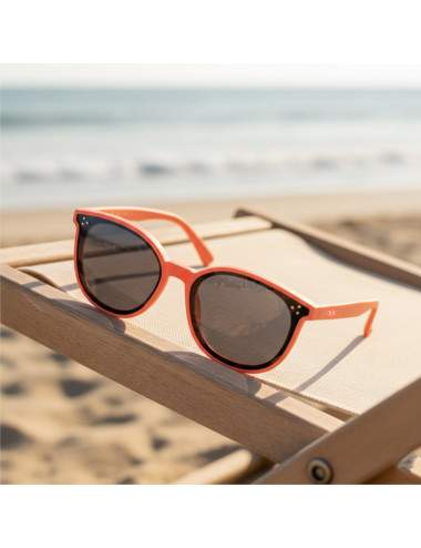 Kids sunglasses 9-12 years coral orange