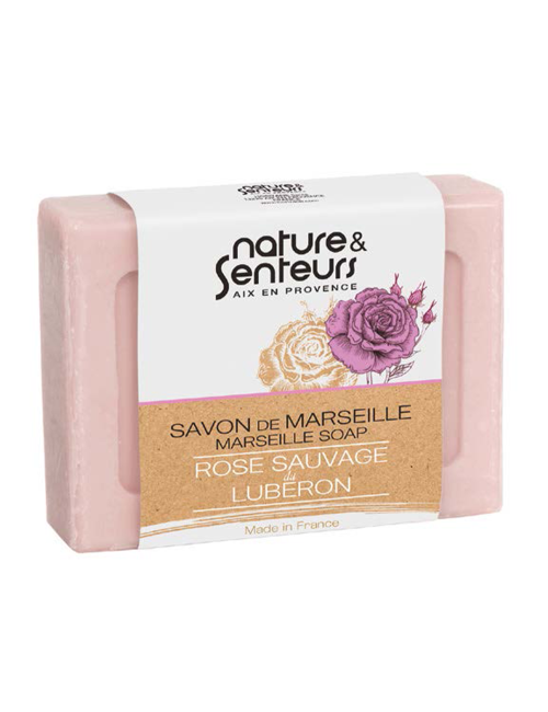 Savon de Marseille parfumé à la rose - 100 g
