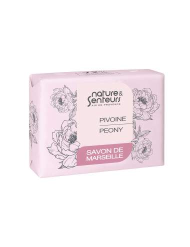 savon de Marseille pivoine 100g huiles végétales Provence