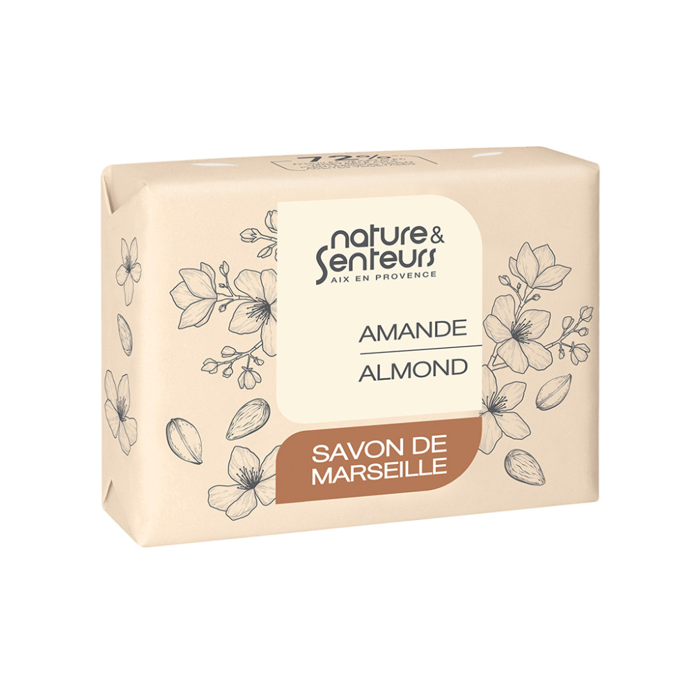 Marseille Soap with Sweet Almond Fragrance - 100g