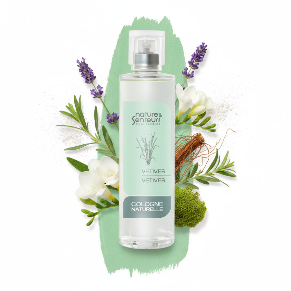 Vetiver lavender cologne 100ml aromatic fresh scent