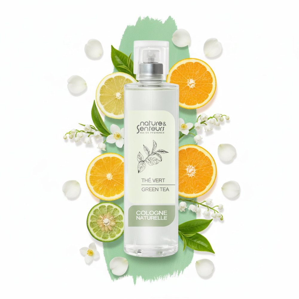 Eau de Cologne mixte 100 ml aux notes de thé vert citron bergamote