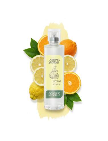 Unisex cologne citron bitter orange mint jasmine lily scent