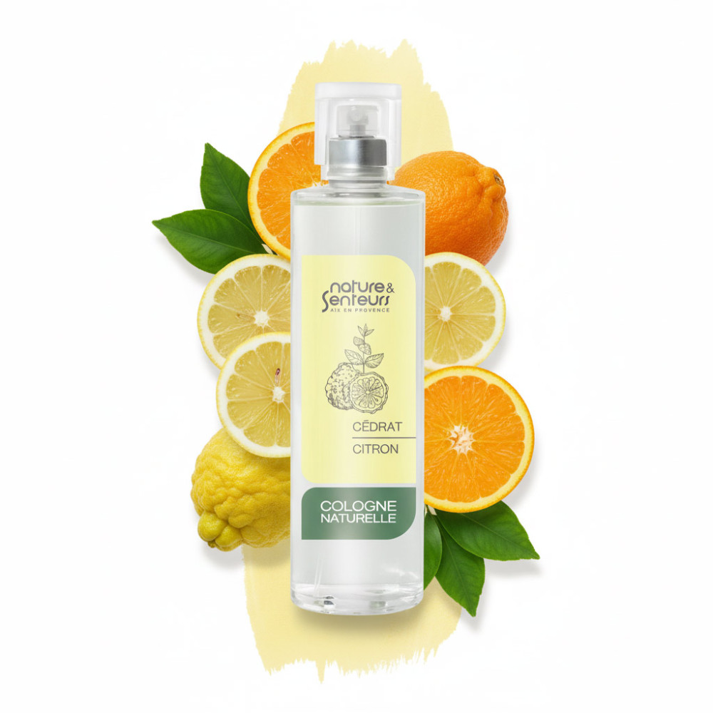 Cologne mixte cédrat orange amère menthe jasmin muguet