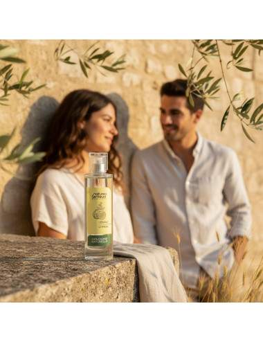 Fresh citrus floral musky cologne made in France