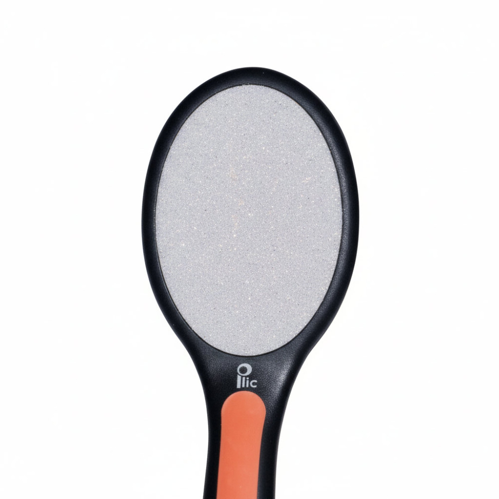 Washable ceramic foot file ergonomic grip