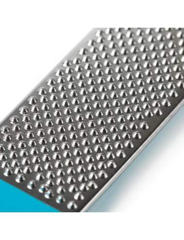 râpe pédicure métallique double face pour callosités des pieds