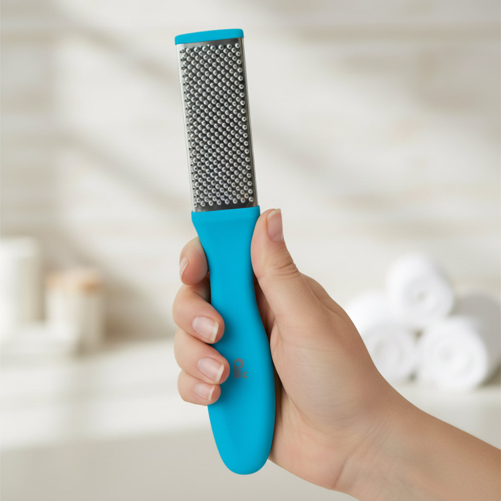 ergonomic soft touch pedicure file for smooth feet