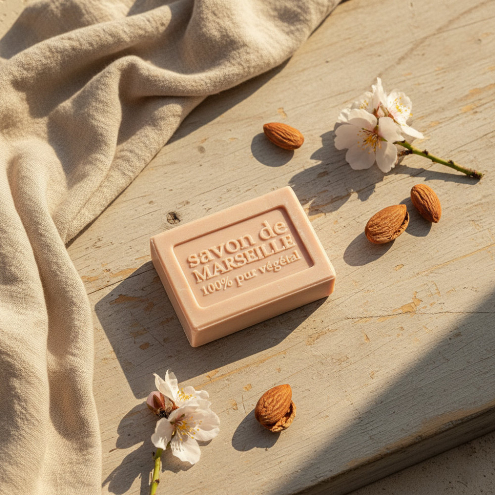 savon solide amande douce 72 huiles végétales Provence