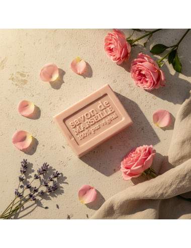 natural rose soap 72 percent vegetable oils