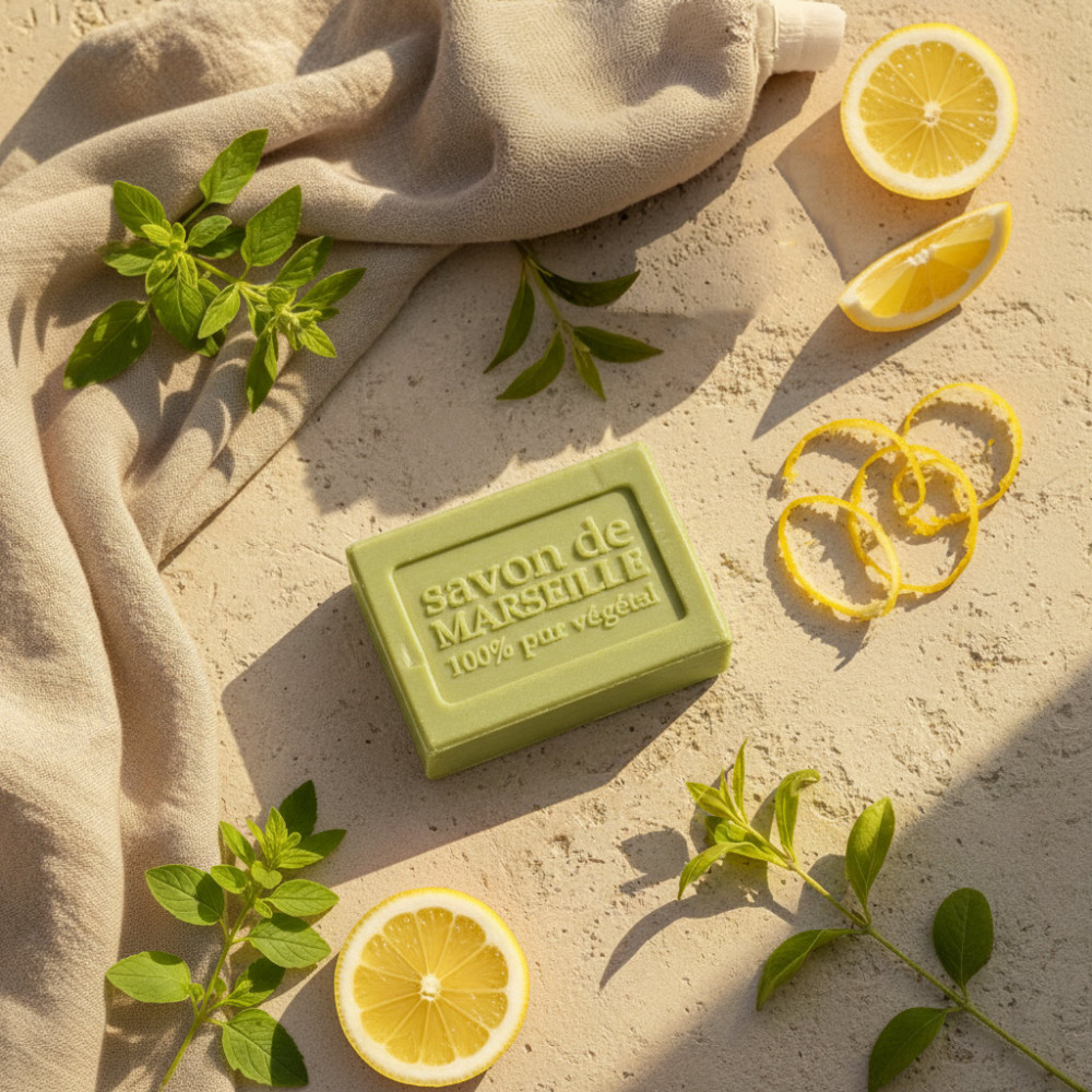 savon solide verveine parfum frais 72 huiles végétales