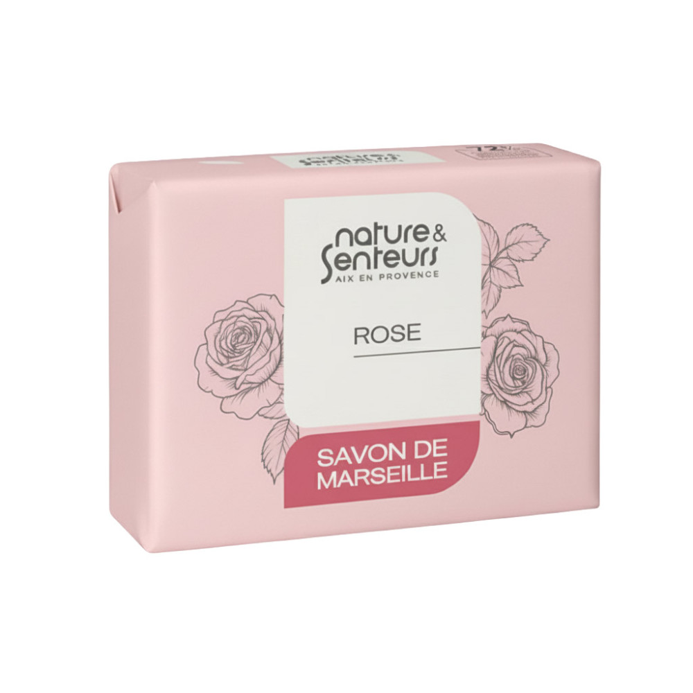 savon de Marseille rose 100g huiles végétales Provence