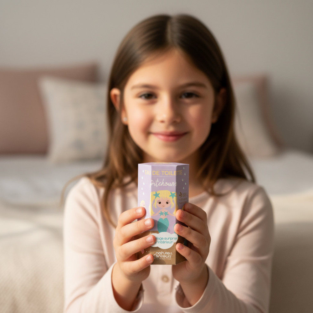 parfum enfant sans alcool effet pailleté