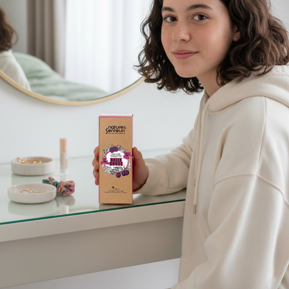 eau de toilette 95 pourcent origine naturelle ado fille
