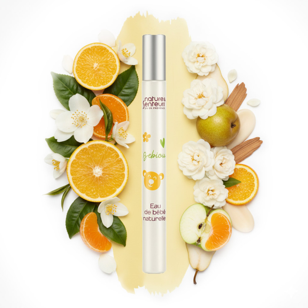 parfum bébé mixte doux bergamote mandarine
