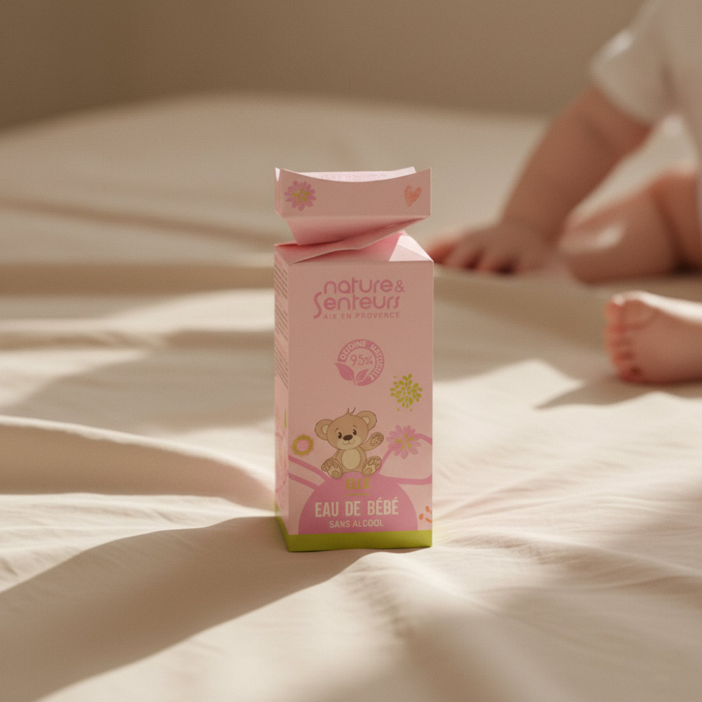 eau parfumée bébé peau sensible naturelle