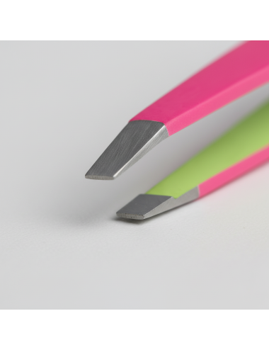 professional slanted tweezer stainless steel precision