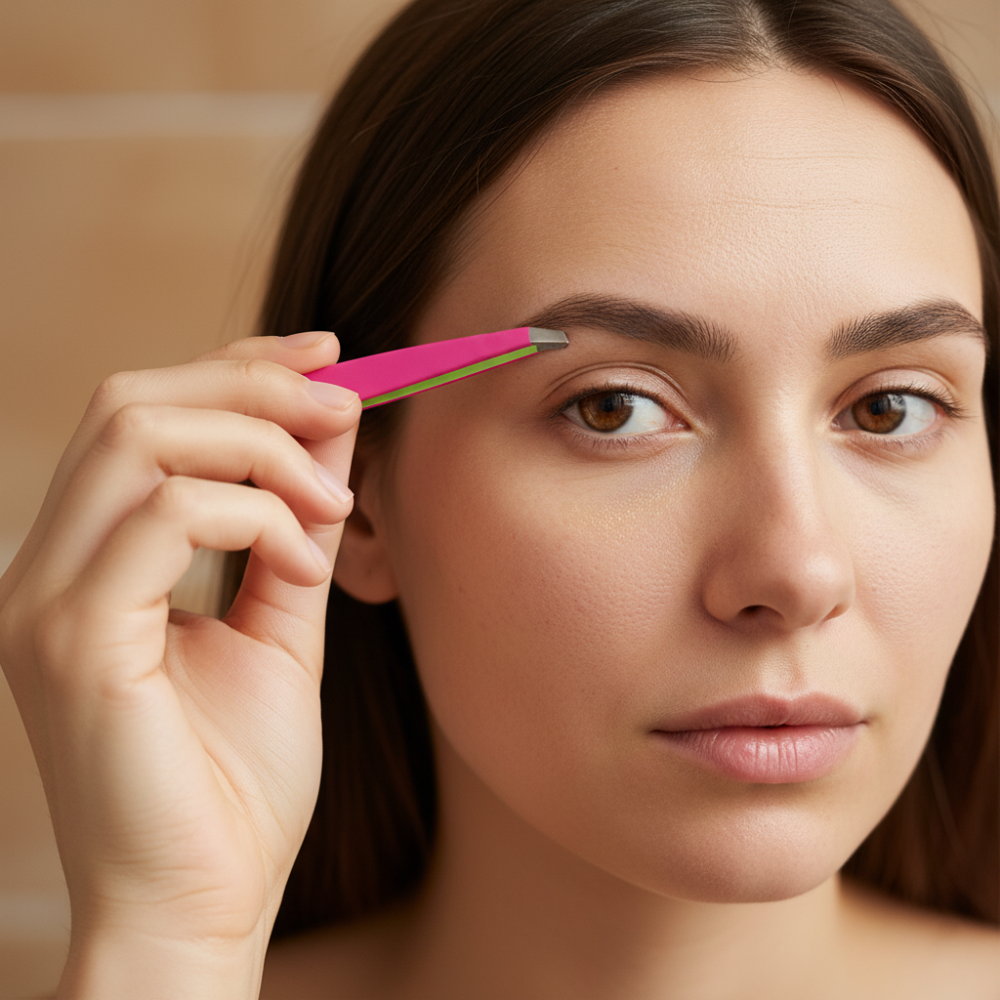 eyebrow tweezer fine hair precision tool