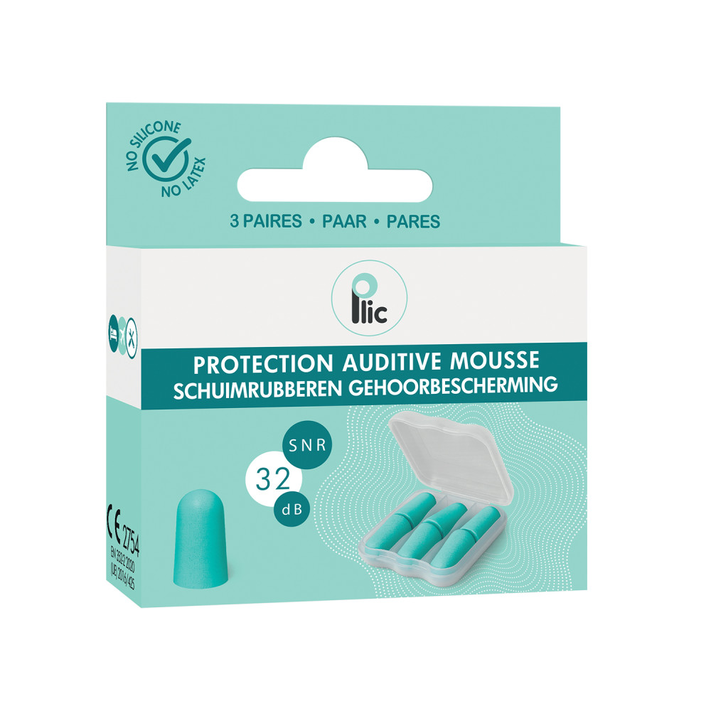bouchons d’oreilles mousse anti bruit 32 dB