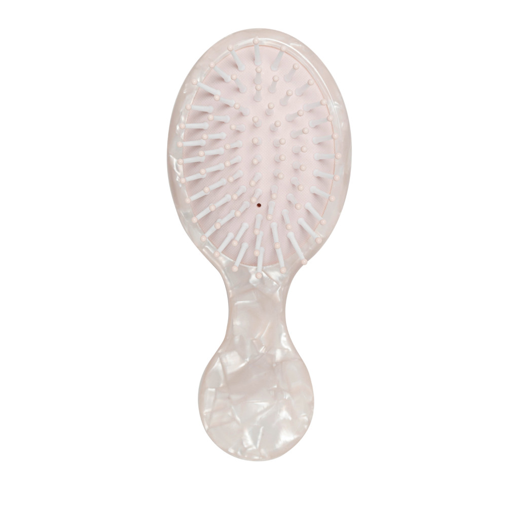 brosse cheveux nacrée voyage 14 cm