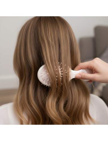 brosse cheveux souple cuir chevelu sensible