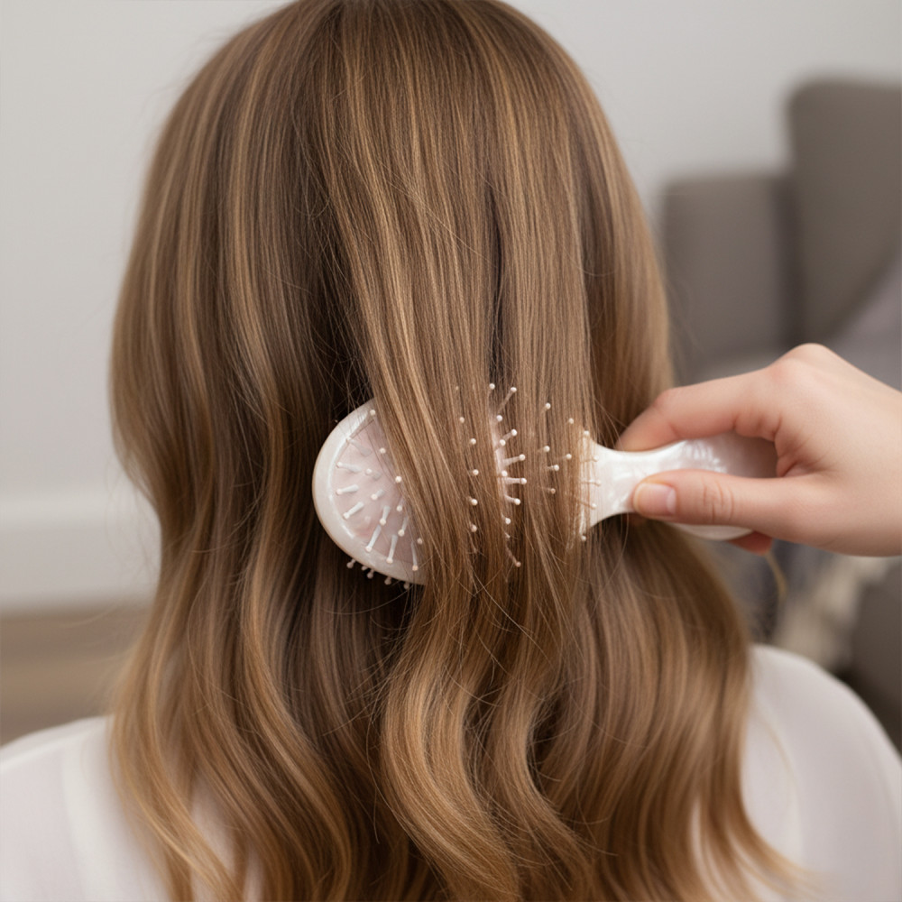 brosse cheveux souple cuir chevelu sensible