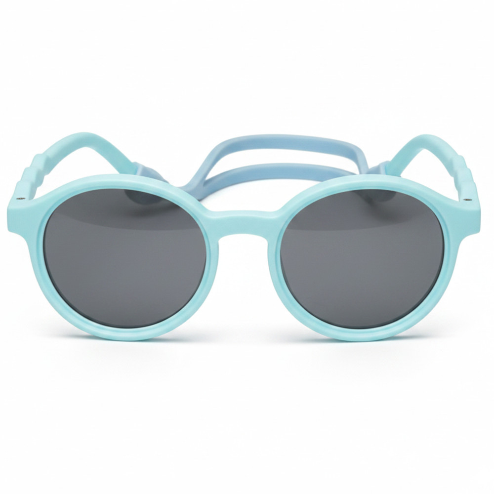 BABYSSIME pastel blue sunglasses for babies 1-2 years old