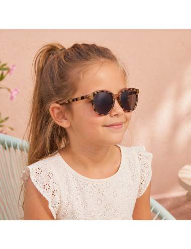 lunettes soleil fille monture écaille légère résistante