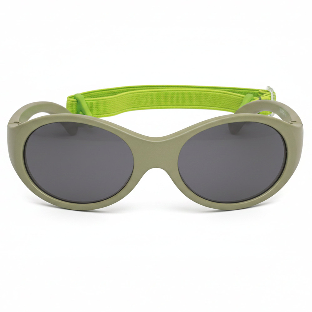 Baby sunglasses 1-2 years Oval BABYSSIME - Vert