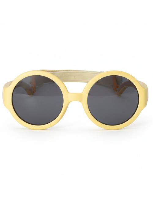 Sunglasses for babies 0-1 year old - round - BABYSSIME - Jaune