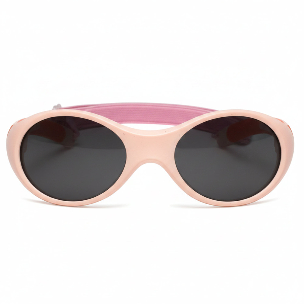 lunettes soleil bébé rose bandeau ajustable protection UV