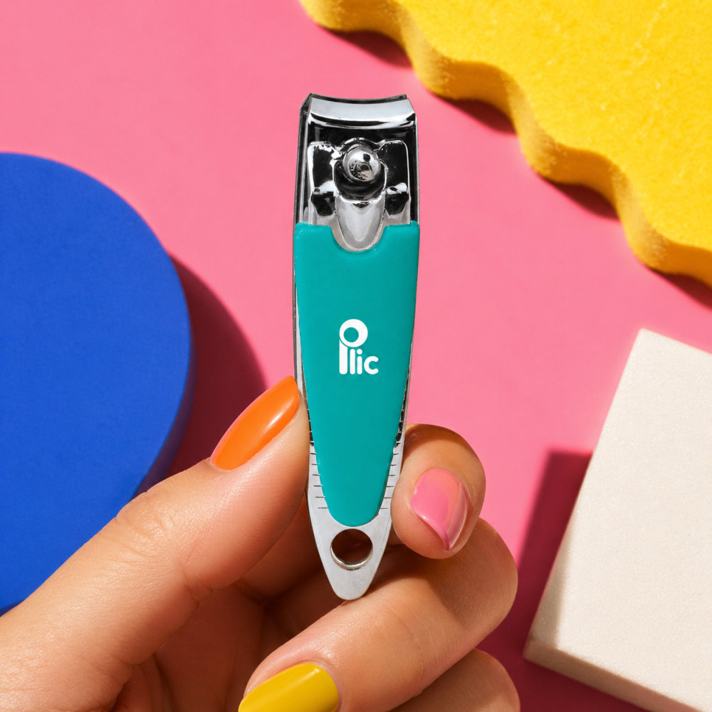 compact ergonomic nail clipper stainless steel