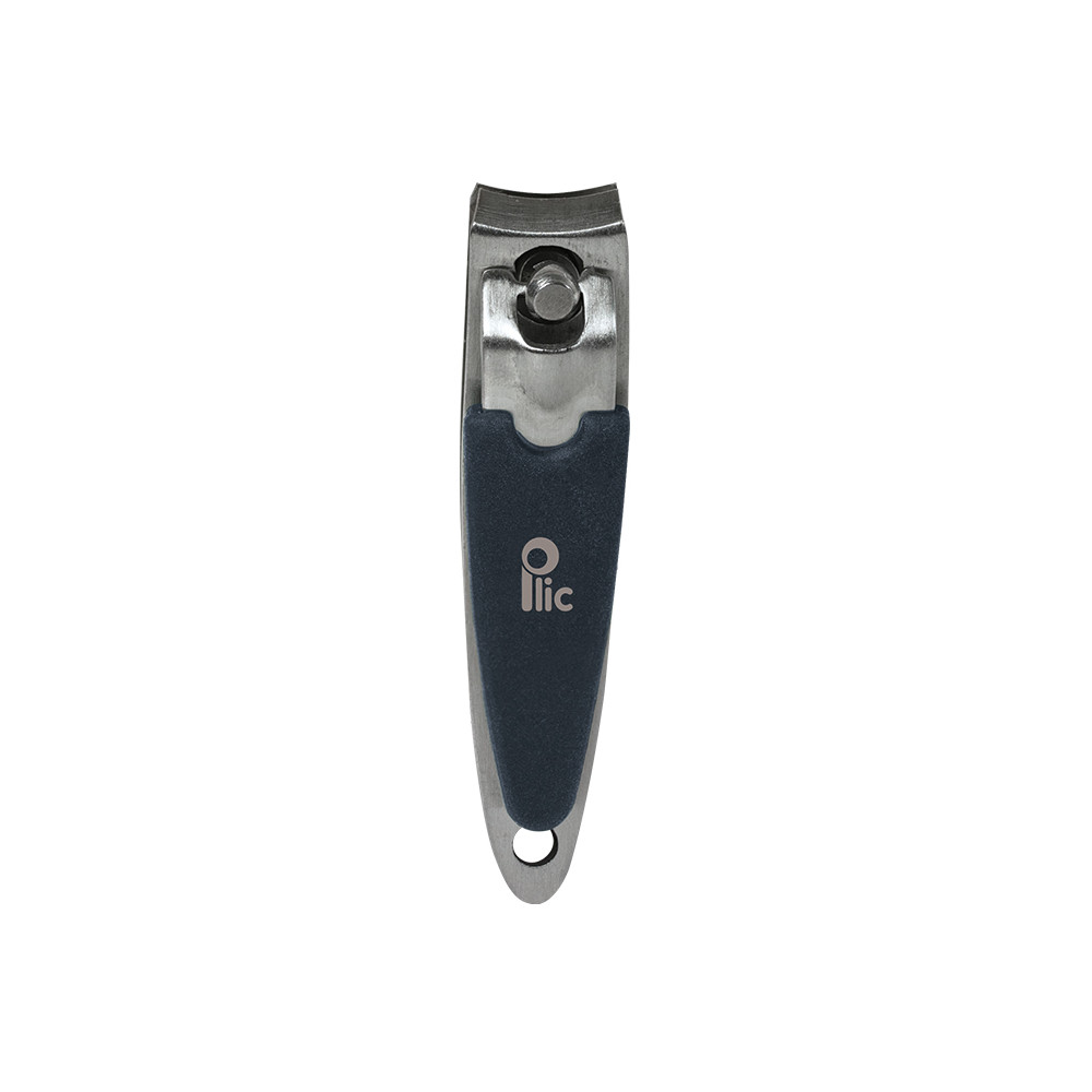 Dark blue rounded beak nail clipper for fingernails