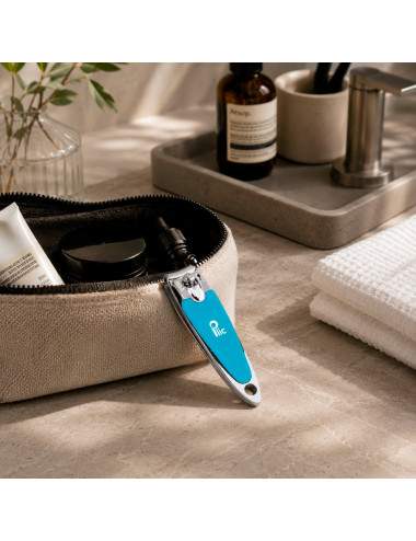 Coupe-ongles manucure compact bleu