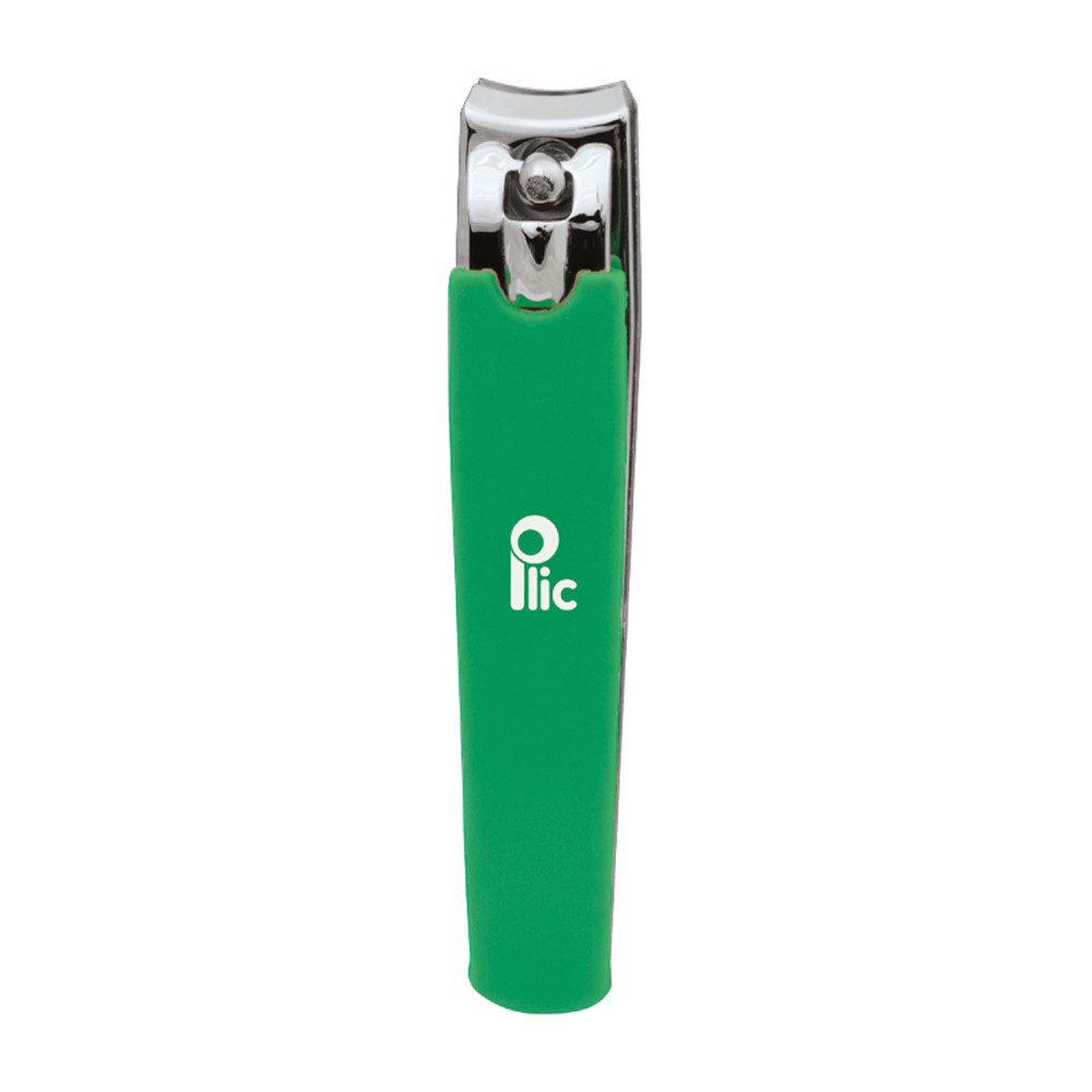 Coupe-ongles pédicure vert en acier inoxydable