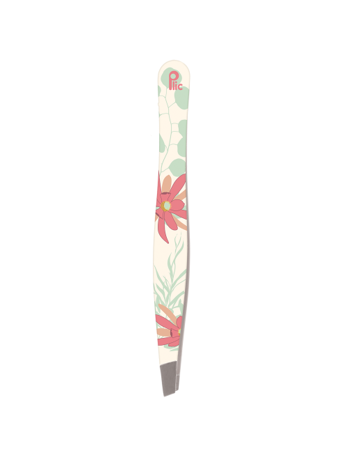 Savanna floral straight tip tweezers