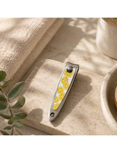 Coupe-ongles manucure motif fruits en acier inoxydable