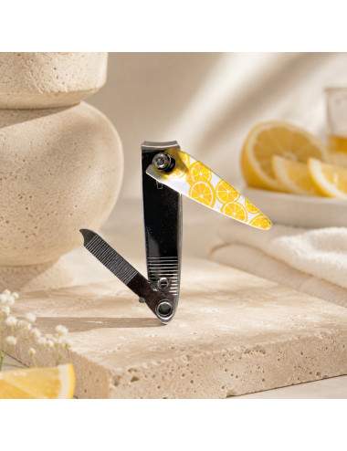 Coupe-ongles manucure décor fruits colorés