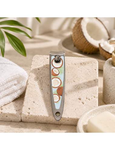 Compact fruit themed nail clipper