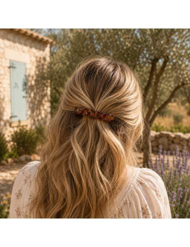 Grande barrette cheveux design moderne 8,5 cm
