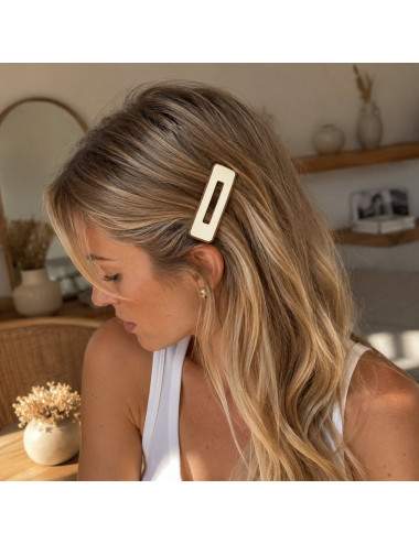 Lot de 2 barrettes cheveux design géométrique