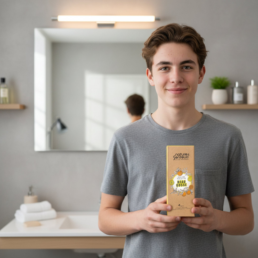 parfum frais boisé sillage léger adolescent