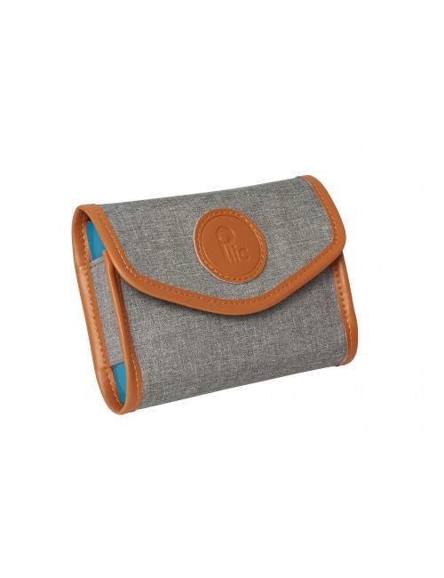 Pilulier slim tissu gris