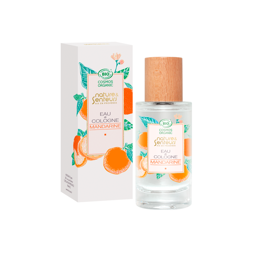 Eaux de cologne bio à la mandarine