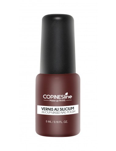 Vernis à ongles silicium bordeaux