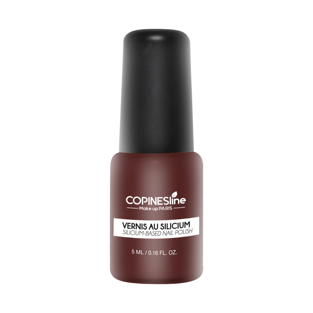 Vernis à ongles silicium bordeaux