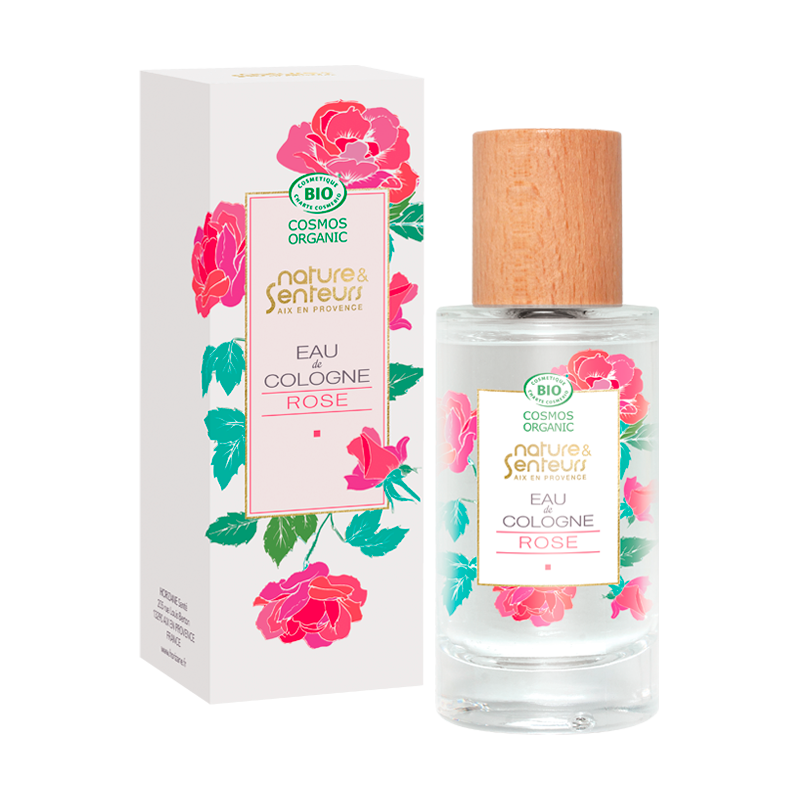 Eau de cologne bio à la rose Eau de cologne bio à la rose